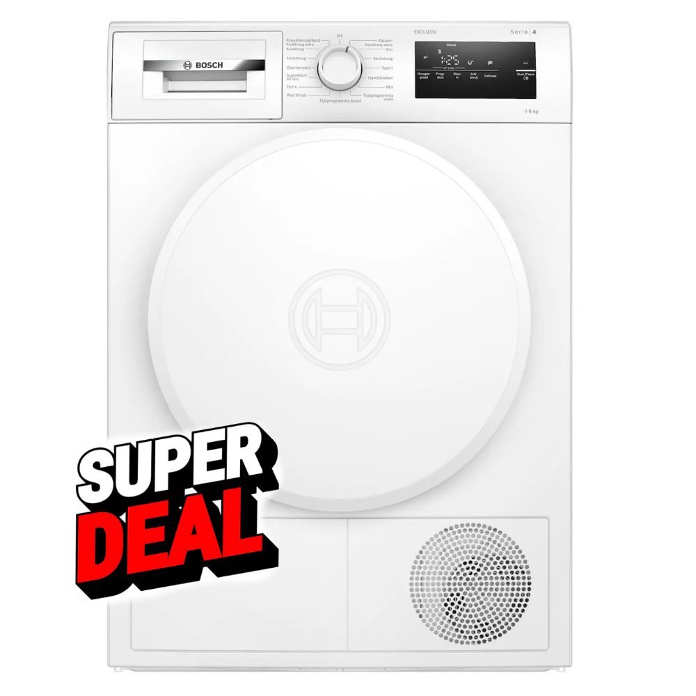 BOSCH WTH8300SNL warmtepompdroger