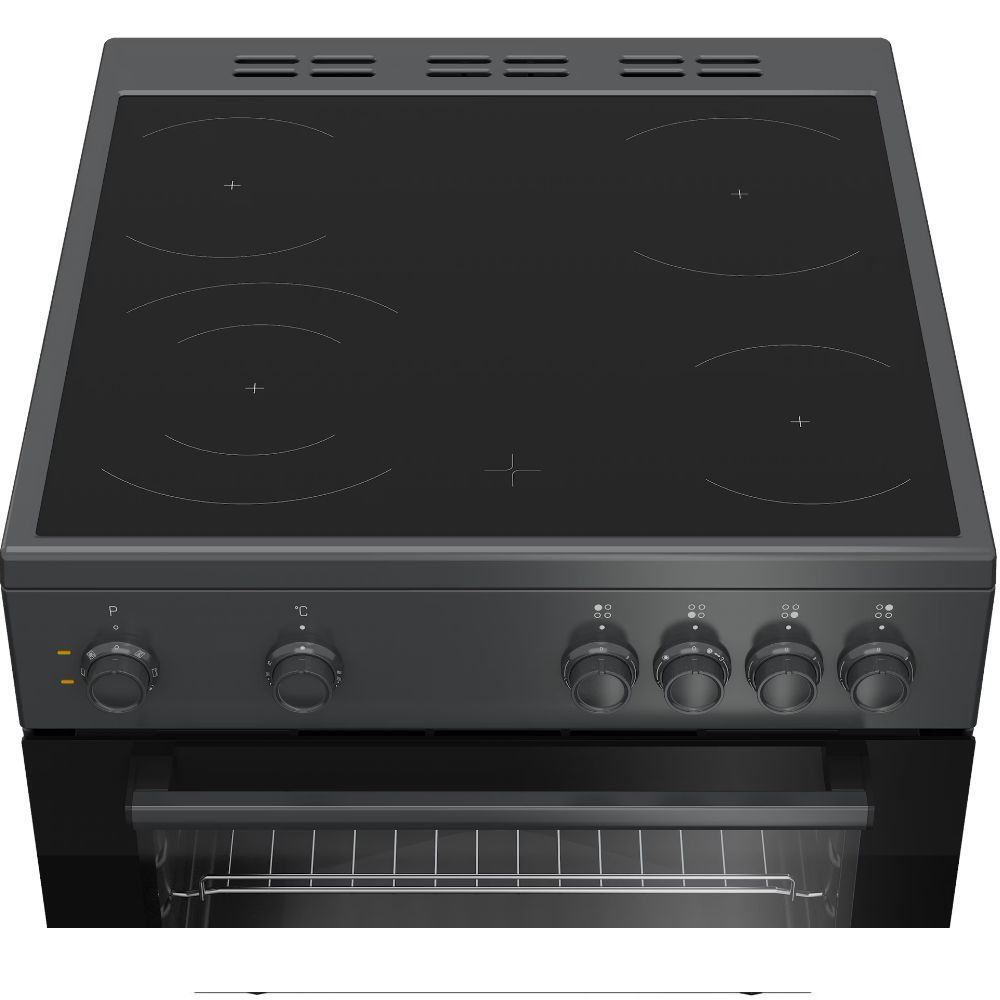 Beko FBM6701A keramisch fornuis Antraciet - Afbeelding 2