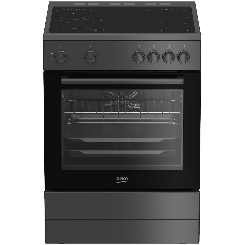 Beko FBM6701A keramisch fornuis Antraciet