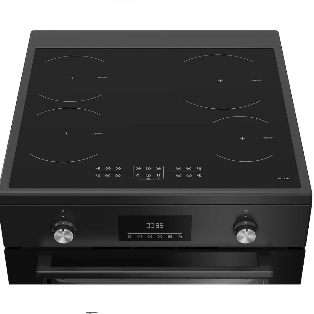 Beko FBMA6930GA inductie fornuis Antraciet - Afbeelding 2
