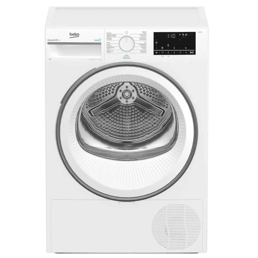 Beko B3T6823W2 SteamCure warmtepompdroger