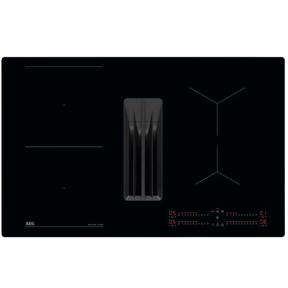 Aeg inductie kookplaat met afzuiging TH84CB03CB 80cm